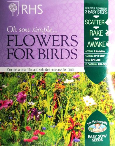 Flowers For Birds RHS Boxed Seed Mix